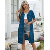 Ekouaer Zipper Robes for Women Short Knit Lightweight Bathrobe with Pockets(Dog Footprints)