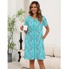 Ekouaer Zipper Robes for Women Short Knit Lightweight Bathrobe with Pockets(Light Blue Butterfly)