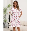 Ekouaer Zipper Robes for Women Short Knit Lightweight Bathrobe with Pockets(Red Bow Tie)