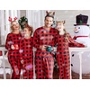 Ekouaer Family Christmas Pajamas Matching Sets Holiday Couple Pjs Sleepwear(Red and Black Plaid)