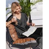 Ekouaer Womens Silk Pajamas Set 2 Piece Satin Pjs Cap Sleeve Loungewear(Black)