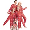 Christmas Reindeer on Red