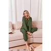 Ekouaer 2 Piece Lounge Sets for Women Matching Jogger Pants Fall Outfits(Army Green)