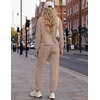Ekouaer 2 Piece Lounge Sets for Women Matching Jogger Pants Fall Outfits(Khaki)