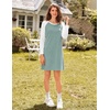 Ekouaer Cotton Nightgowns for Women Long Sleeve Sleepshirts Soft Sleepwear(Green)