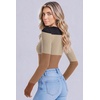 Ekouaer Women Long Sleeve Henley Tops Rib Knit Shirts Lightweigh Sweaters(Stripe-tw638)