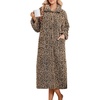 Brown Leopard Print