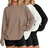 3pcs Black/ White/ Khaki
