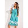 Ekouaer Moo Moos for Women Floral Print House Dress with Pockets Nightgown(Green)