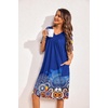 Ekouaer Moo Moos for Women Floral Print House Dress with Pockets Nightgown(Mandala Blue)