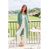 Ekouaer Robes for Women Long Waffle Knit Bathrobe Shawl Collar House Coats(Light Green/Small Waffle)
