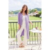 Ekouaer Robes for Women Long Waffle Knit Bathrobe Shawl Collar House Coats(Light Purple/Small Waffle)