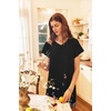 Ekouaer Womens Nightgown Long Nightgowns Full Length Moo Moos with Pockets(Black Floral)