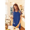 Ekouaer Womens Nightgown Long Nightgowns Full Length Moo Moos with Pockets(Blue Floral)