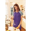 Ekouaer Womens Nightgown Long Nightgowns Full Length Moo Moos with Pockets(Purple/Grey)