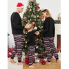 Ekouaer Family Matching Pajamas Christmas Sleepwear Long Sleeve Pjs Set(Black With Christmas Tree)