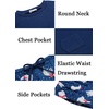 Ekouaer Family Matching Pajamas Christmas Sleepwear Long Sleeve Pjs Set(Christmas Navy With Polar Bear)