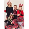 Ekouaer Family Matching Pajamas Christmas Sleepwear Long Sleeve Pjs Set(Christmas Plaid)