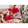 Ekouaer Family Matching Pajamas Christmas Sleepwear Long Sleeve Pjs Set(Christmas Print)
