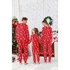Ekouaer Family Matching Pajamas Christmas Sleepwear Long Sleeve Pjs Set(Santa Claus Gingerbread Man)