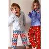 Ekouaer 2 Pack: Boys Pajamas Pants Soft Elastic Waist PJ Bottoms Comfy Lounge Long Pants with 2 Pockets 4-14 Years(Christmas)