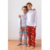 Ekouaer 2 Pack: Boys Pajamas Pants Soft Elastic Waist PJ Bottoms Comfy Lounge Long Pants with 2 Pockets 4-14 Years(Christmas)