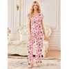 Ekouaer 2 Pack Womens Pajama Set Short Sleeve Sleepwear Soft Pjs Lounge Set(Christmas Red/Christmas Pink)