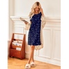 Ekouaer 3 Pack Women’s Sleepshirts Soft Sleepwear Short Sleeve T-Shirt Nightgowns Casual Sleepdress Nightshirts(Moon+star+constellation)