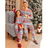 Ekouaer Christmas Matching Onesie for Couples Adult Hooded Pajamas(Christmas Deer)