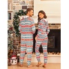 Ekouaer Christmas Matching Onesie for Couples Adult Hooded Pajamas(Christmas Deer)