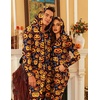 Ekouaer Christmas Matching Onesie for Couples Adult Hooded Pajamas(Halloween Pumpkin)