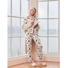Ekouaer Christmas Pajamas Womens Long Sleeve Holiday Matching Pjs Set(Christmas Champagne)