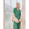 Ekouaer Christmas Pajamas Womens Long Sleeve Holiday Matching Pjs Set(Christmas Green Elf)
