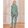 Ekouaer Christmas Pajamas Womens Long Sleeve Holiday Matching Pjs Set(Christmas Green Striped)