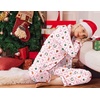 Ekouaer Christmas Pajamas Womens Long Sleeve Holiday Matching Pjs Set(Christmas Pink)