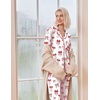 Ekouaer Christmas Pajamas Womens Long Sleeve Holiday Matching Pjs Set(White Red Bow Knot)