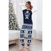 Ekouaer Christmas Pajamas for Women Cute Print Long Sleeve Pj Lounge Set(Christmas Crew)
