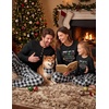 Ekouaer Family Christmas Pajamas Matching Sets Pjs Holiday Lounge Sets(Apt)
