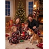 Ekouaer Family Christmas Pajamas Matching Sets Pjs Holiday Lounge Sets(Gingerbread)