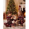 Ekouaer Family Christmas Pajamas Matching Sets Pjs Holiday Lounge Sets(Gingerbread)