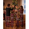 Ekouaer Family Christmas Pajamas Matching Sets Pjs Holiday Lounge Sets(Gingerbread)