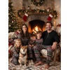 Ekouaer Family Christmas Pajamas Matching Sets Pjs Holiday Lounge Sets(Snowman)