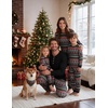 Ekouaer Family Christmas Pajamas Matching Sets Pjs Holiday Lounge Sets(Snowman)