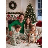 Ekouaer Family Christmas Pajamas Matching Sets Pjs Holiday Lounge Sets(Socks)