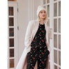Ekouaer Pajama Sets Women 2 Piece Long Sleeve Sleepwear Cozy Pjs Loungewear(Christmas Black Candy)