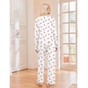 Ekouaer Pajama Sets Women 2 Piece Long Sleeve Sleepwear Cozy Pjs Loungewear(Christmas White)