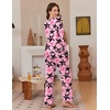 Ekouaer Pajamas for Women Set Long Sleeve 2 Piece Lounge Sets Fall Soft Pjs(Stars and Bows)