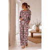 Ekouaer Pajamas for Women Set Soft 2 Piece Lounge Set Fall Outfits(Leopard + Bow)