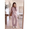 Ekouaer Pajamas for Women Set Soft 2 Piece Lounge Set Fall Outfits(Light Pink)