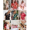 Ekouaer Womens Christmas Pajamas Silk Satin Sleepwear Holiday Matching Pjs(Christmas Red Striped)